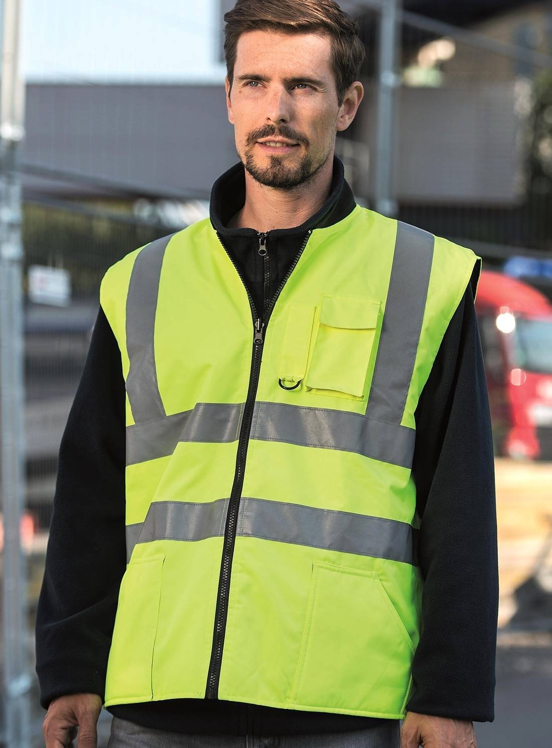  Odblaskowy ocieplany bezrękawnik