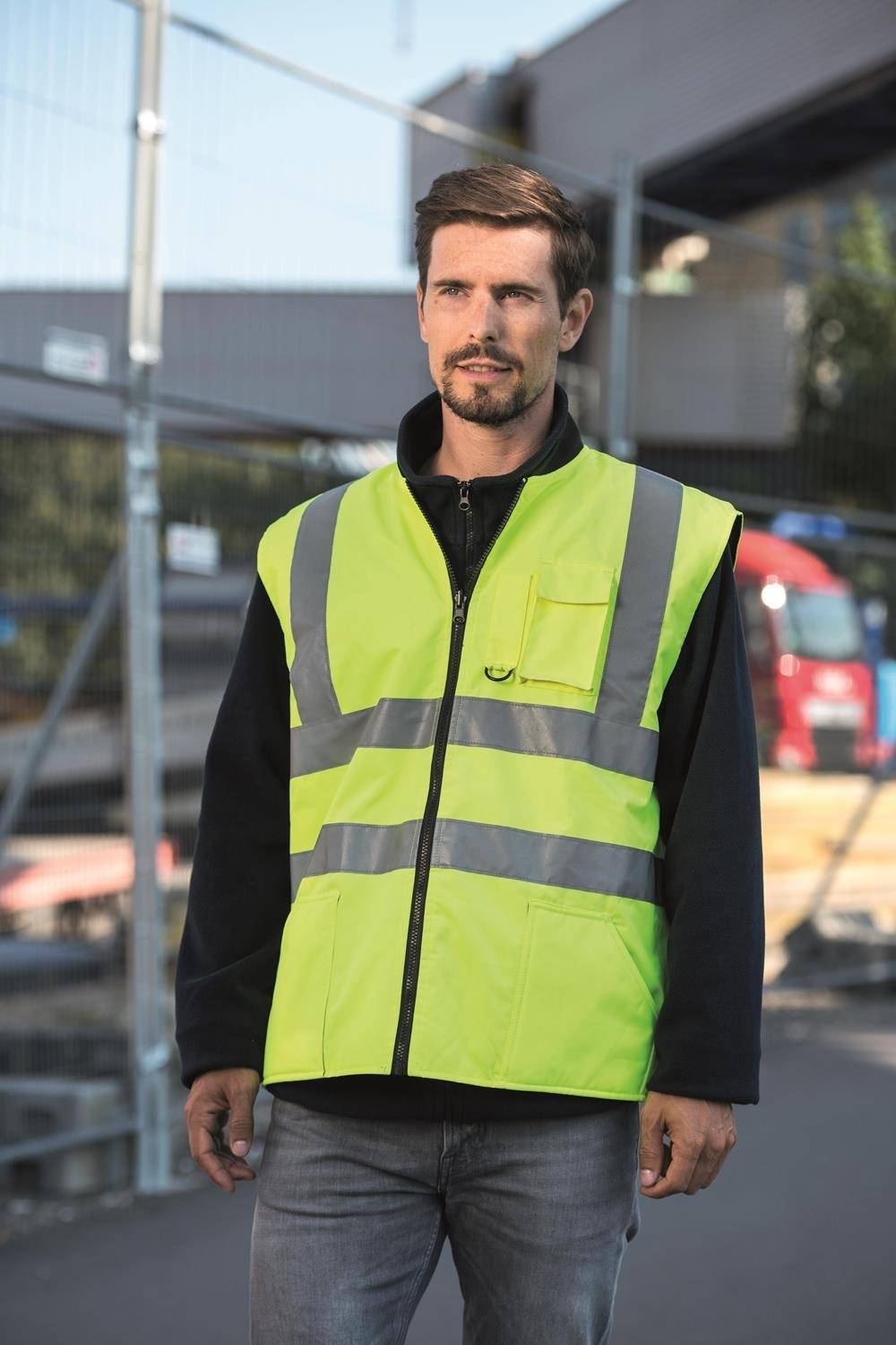  Odblaskowy ocieplany bezrękawnik