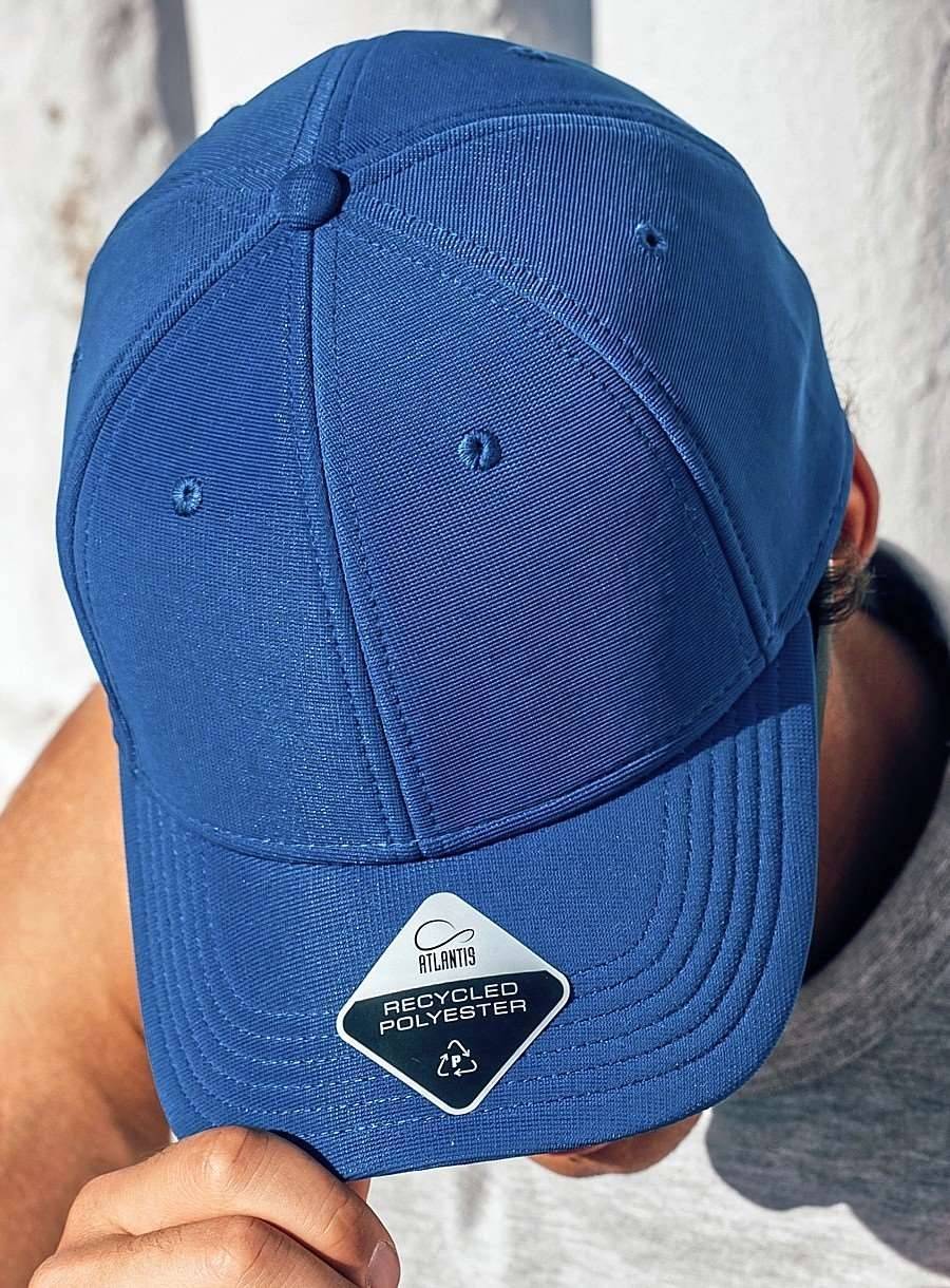 6-panelowa czapka z daszkiem, materiał z recyklingu