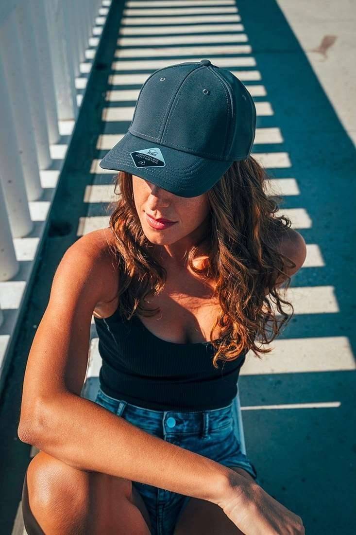 6-panelowa czapka z daszkiem, materiał z recyklingu