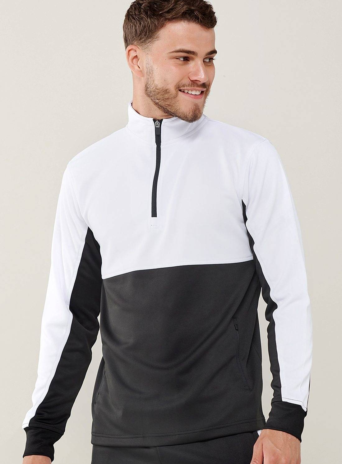 Adults 1/4 Zip Tracksuit Top