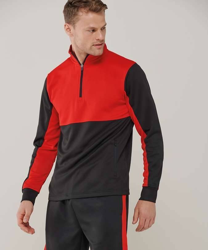 Adults 1/4 Zip Tracksuit Top