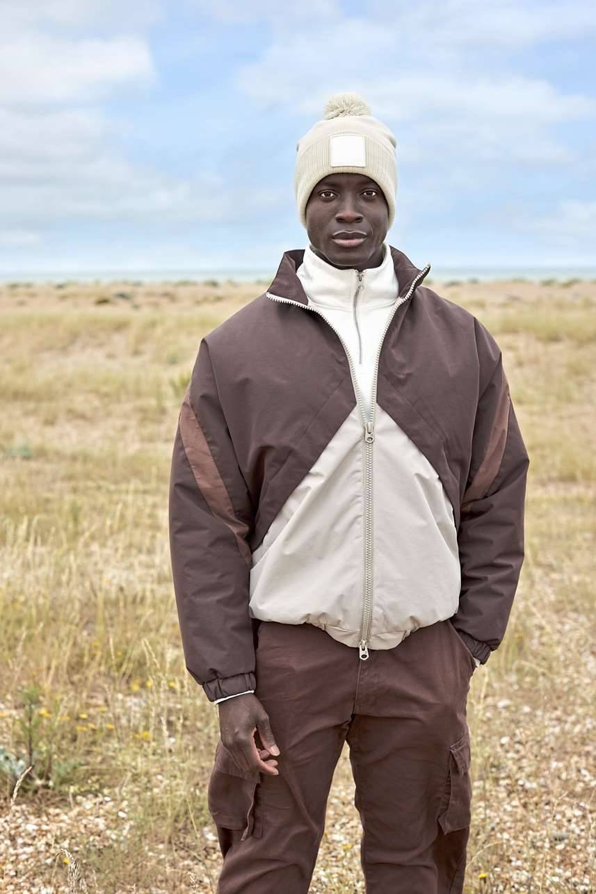 Appliqué Patch Pom Beanie