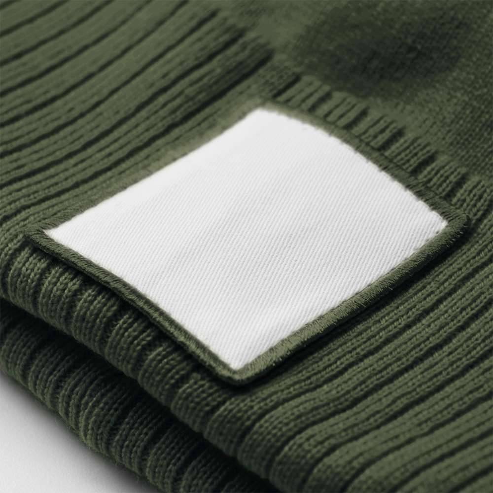 Appliqué Patch Pom Beanie