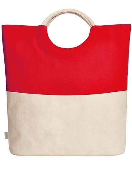 Atrakcyjna torba na zakupy ze stylowymi rączkami