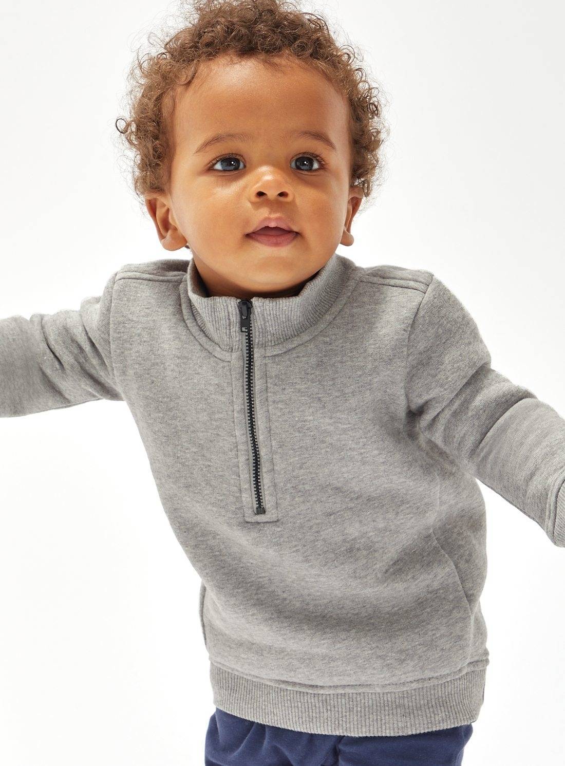 Baby Quarter Zip Sweat