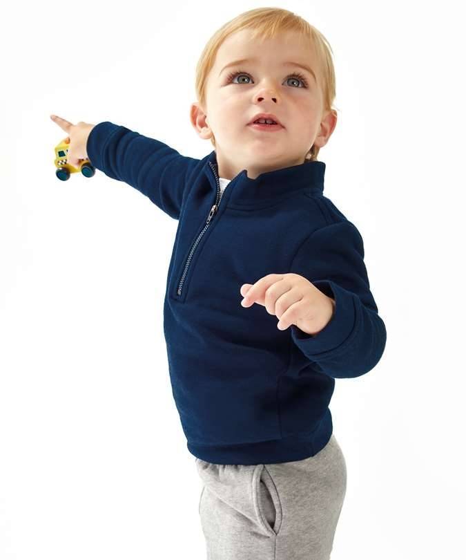 Baby Quarter Zip Sweat