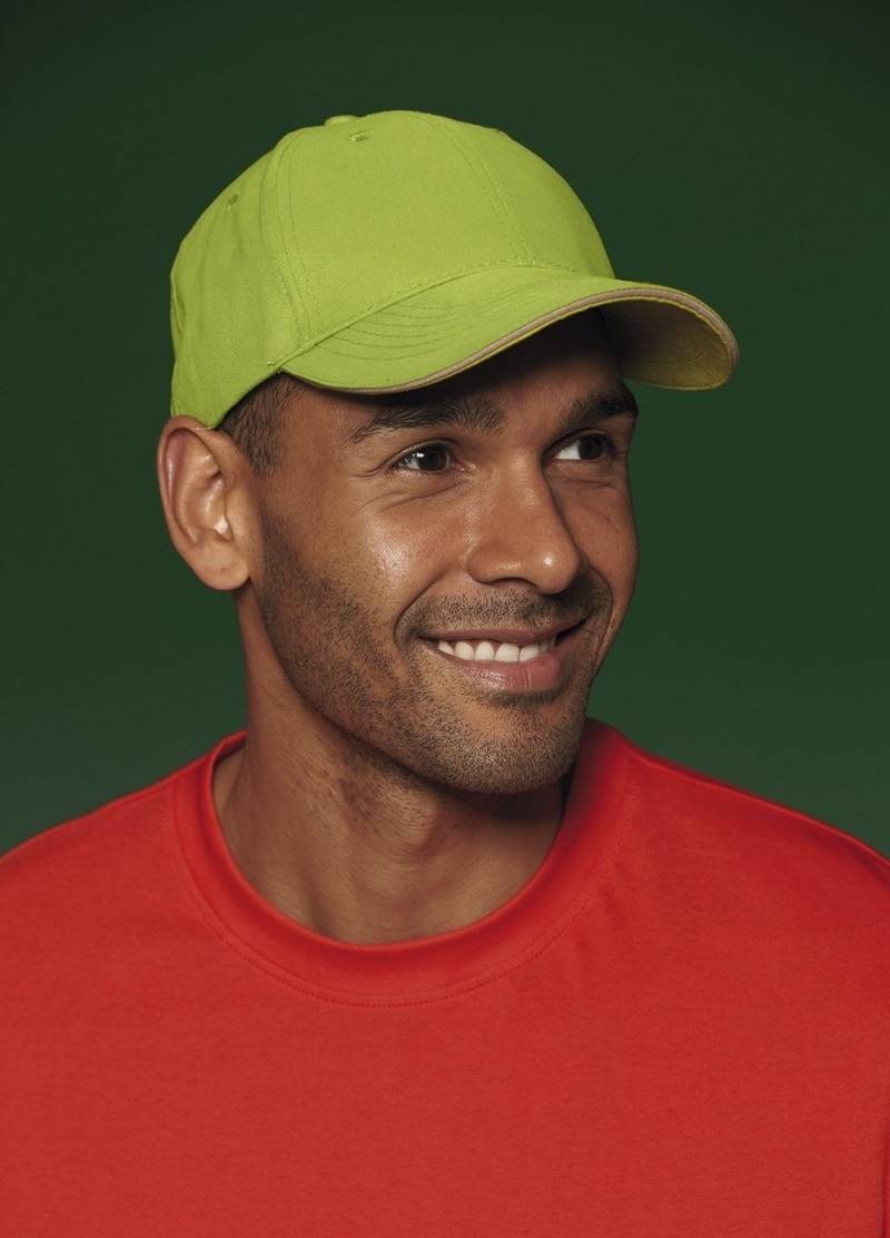 Bawełniana czapka z daszkiem Light brushed