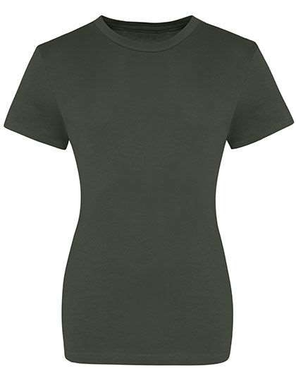 Bawełniana koszulka damska o dopasowanym fasonie JustTs