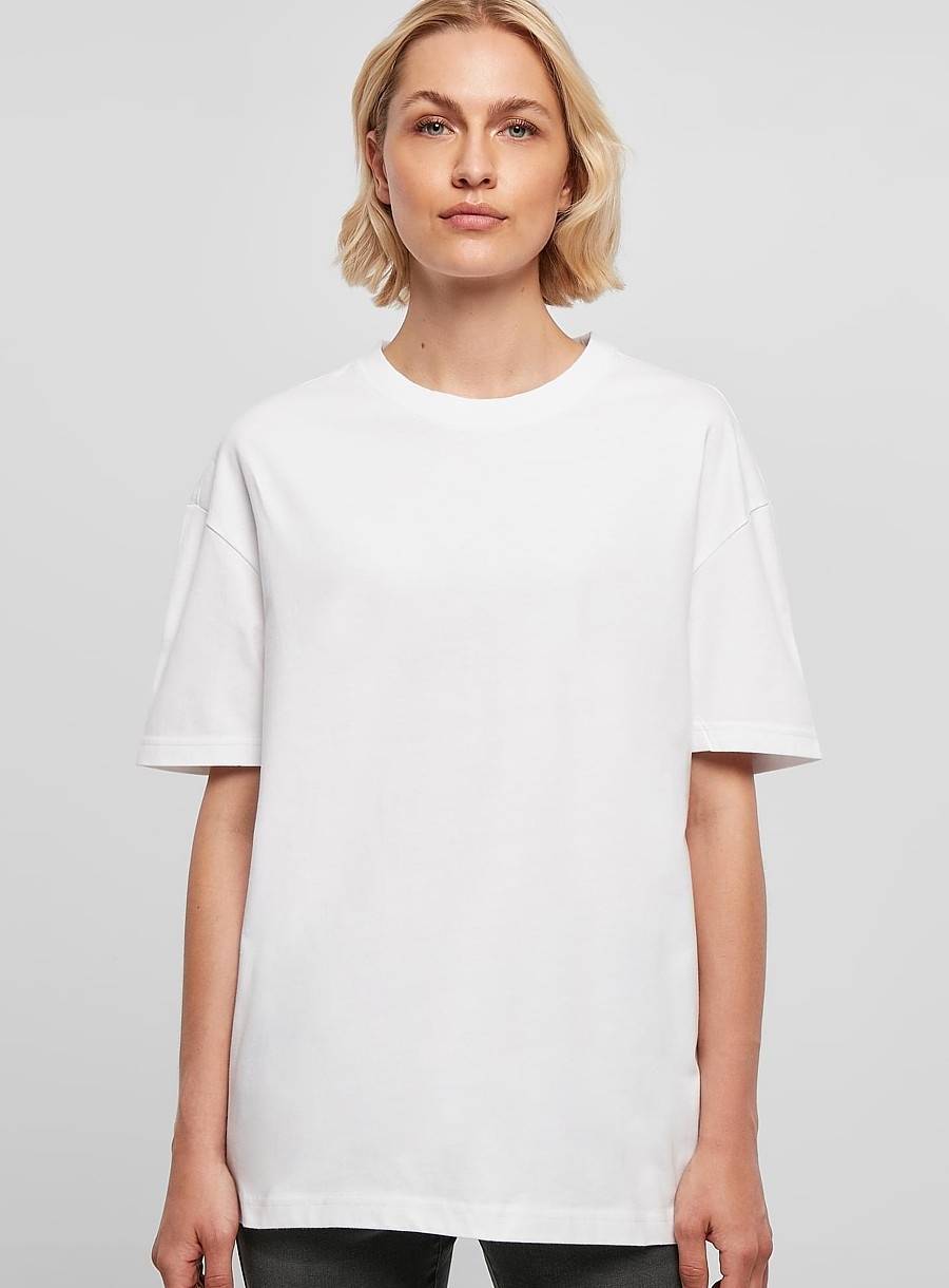 Bawełniana koszulka damska o luźnym fasonie typu oversized