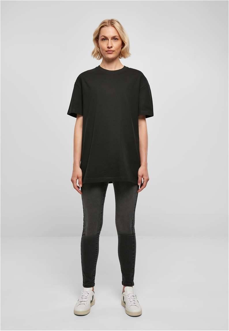 Bawełniana koszulka damska o luźnym fasonie typu oversized