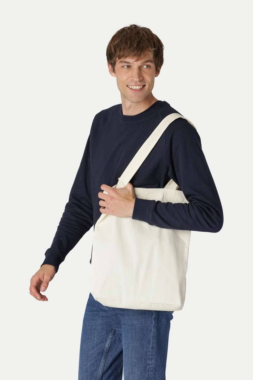 Bawełniana torba na zakupy z długimi rączkami marki Tiger by Neutral