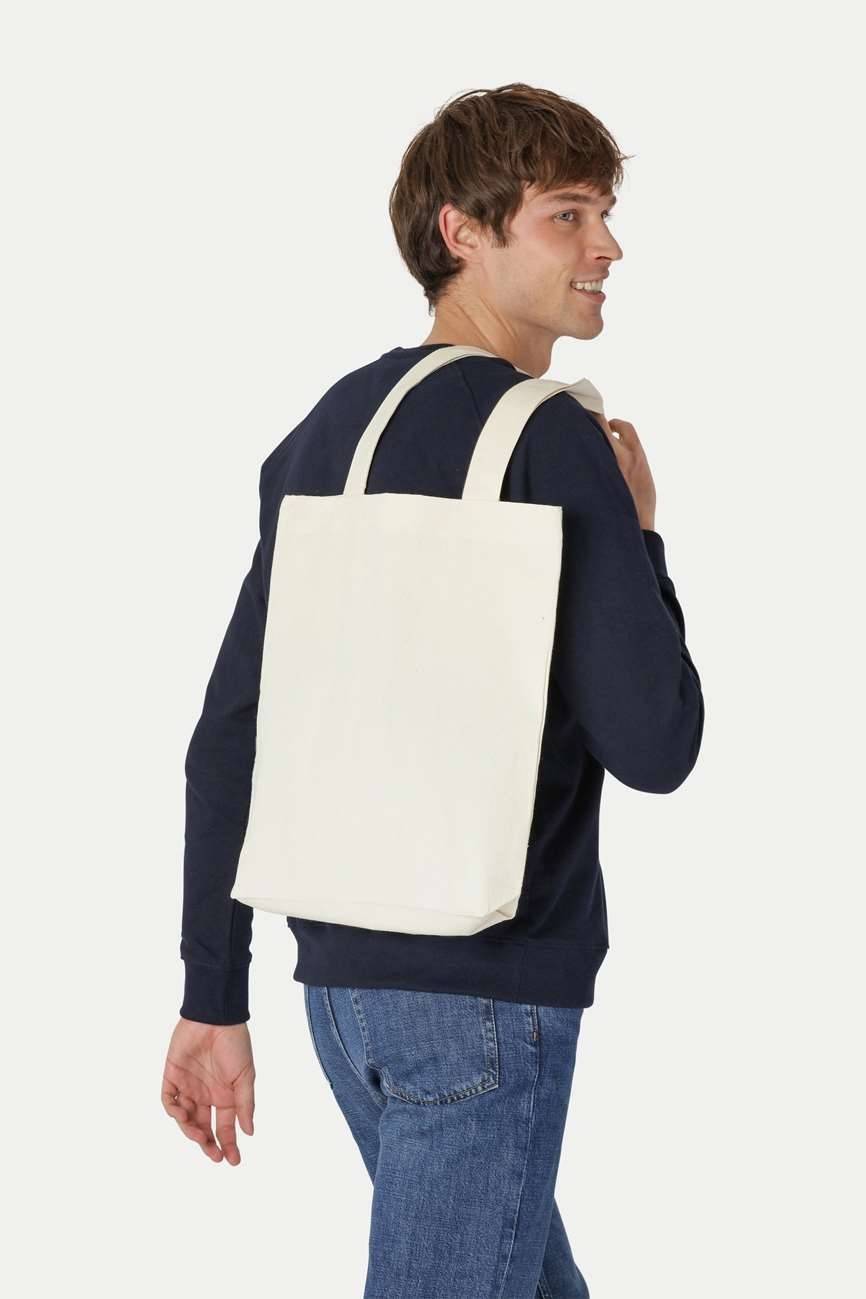 Bawełniana torba na zakupy z długimi rączkami marki Tiger by Neutral