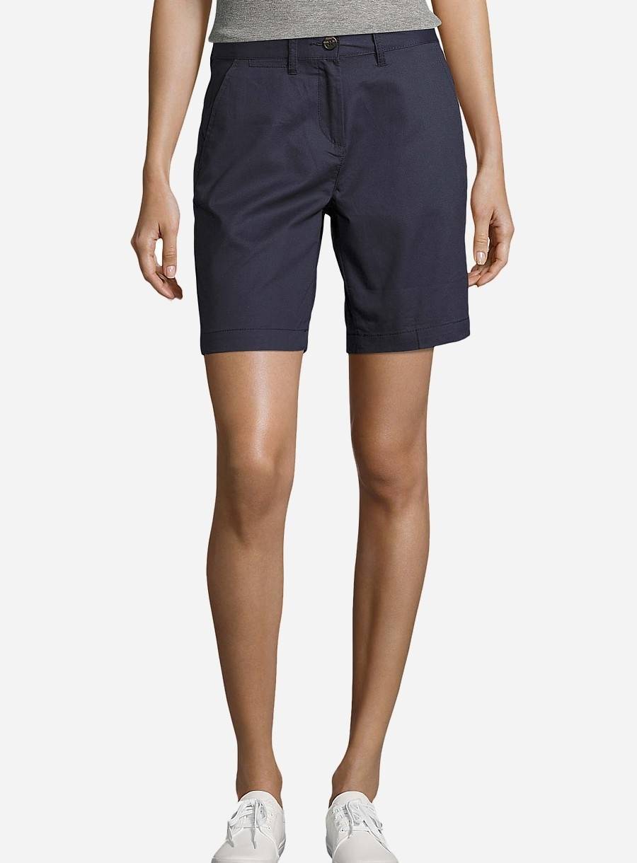 Bermudy damskie z włoskimi kieszeniami