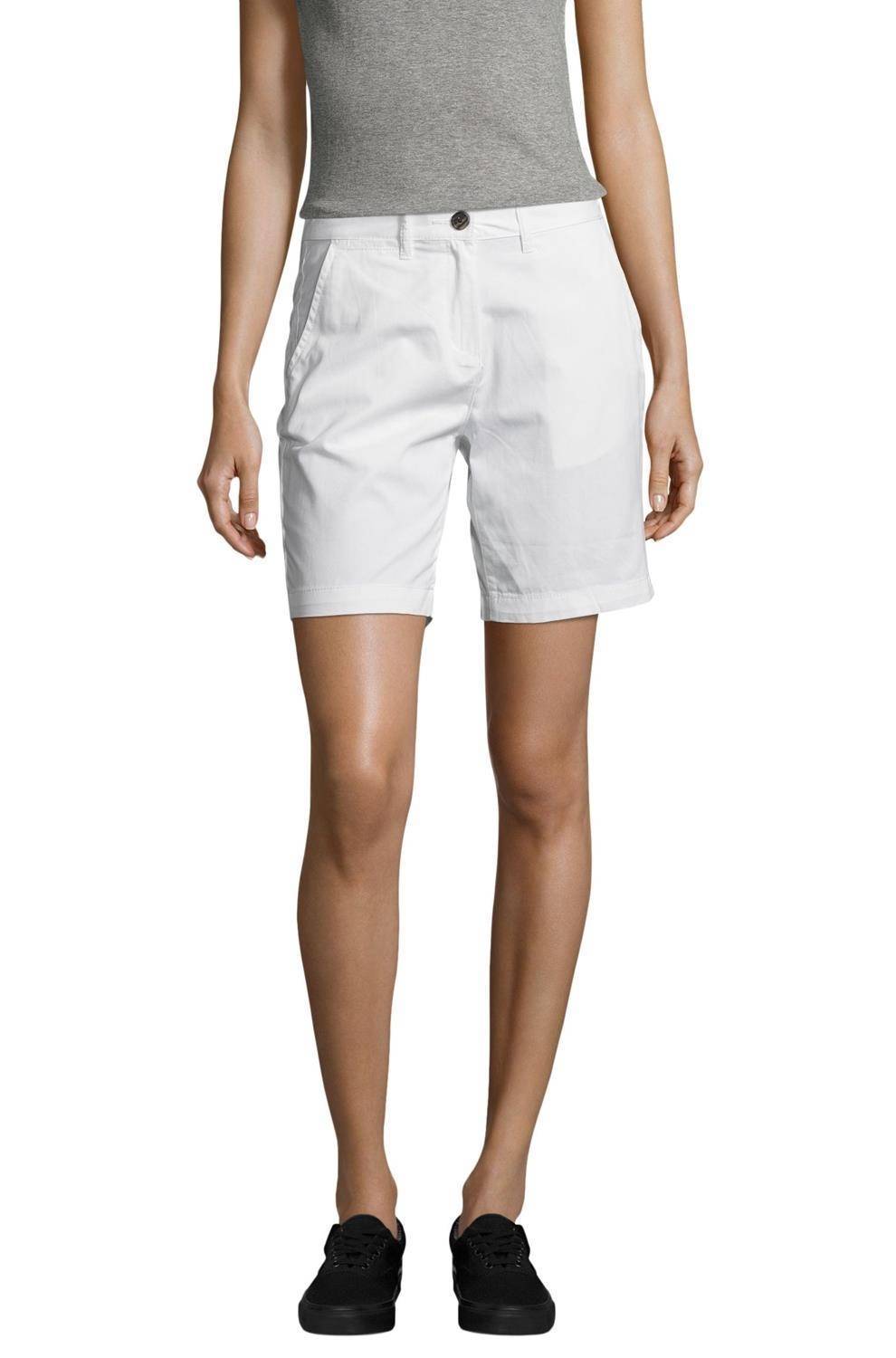 Bermudy damskie z włoskimi kieszeniami