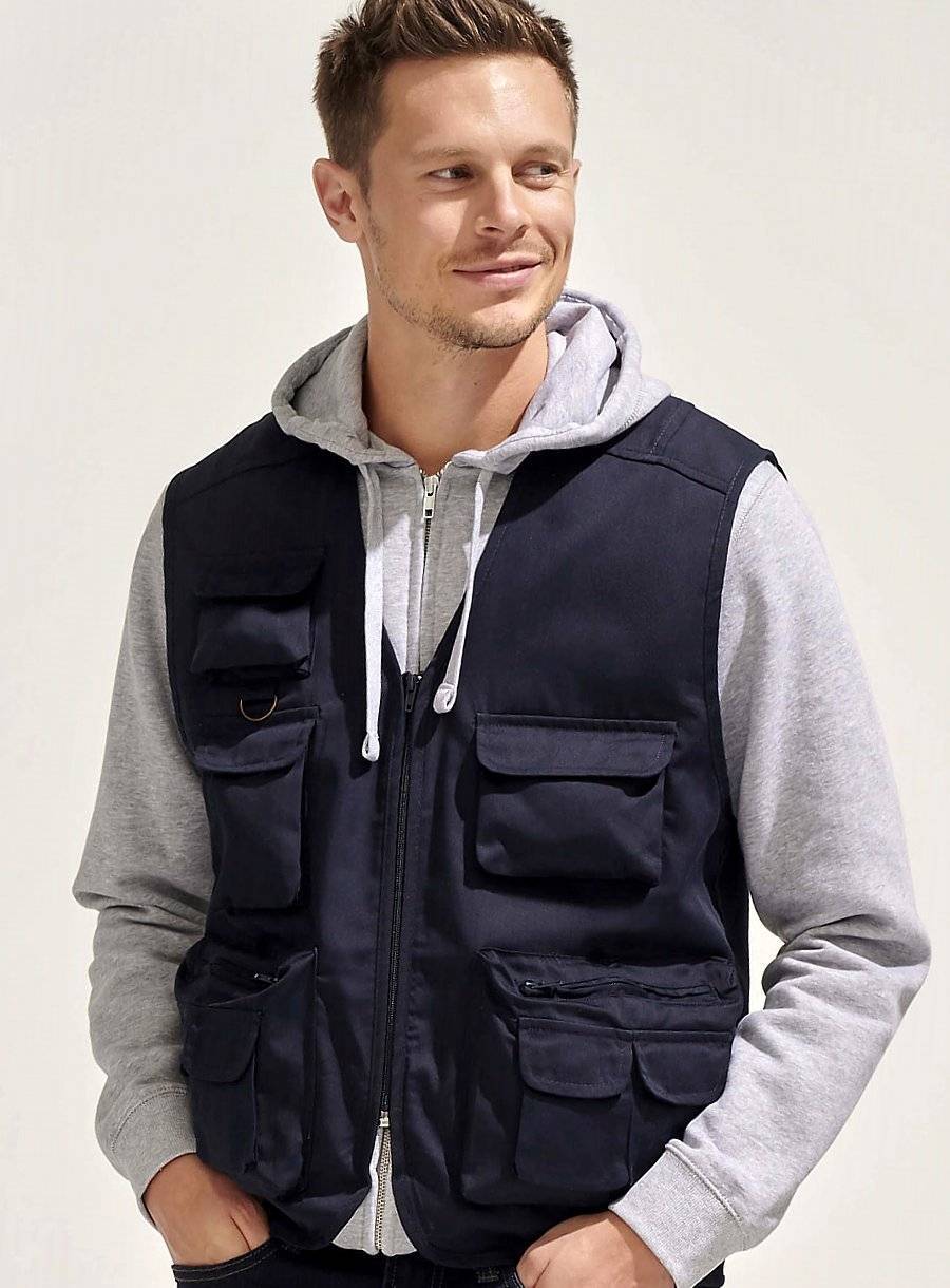 Bezrękawnik męski model Reporter Wild