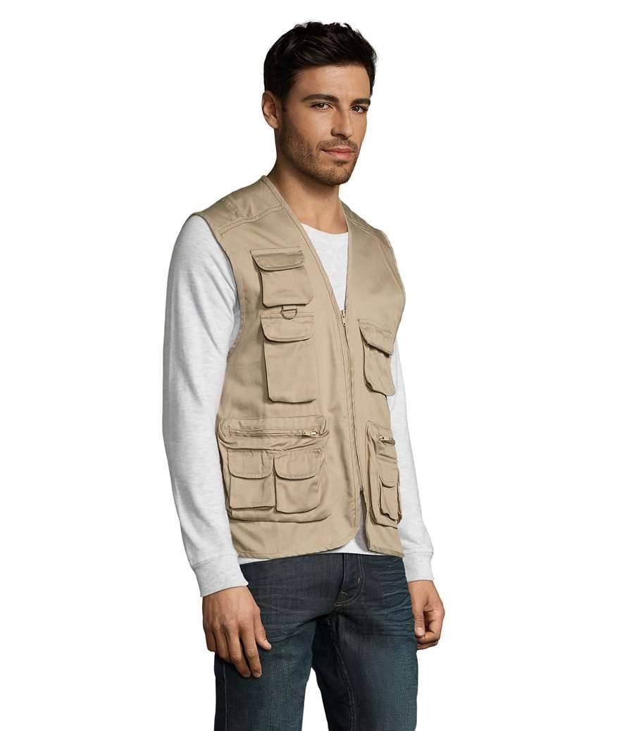 Bezrękawnik męski model Reporter Wild