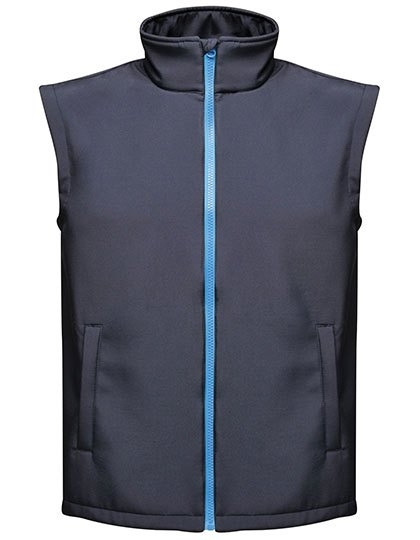 Bezrękawnik softshell męski Regatta z klapą sztormową przy zamku