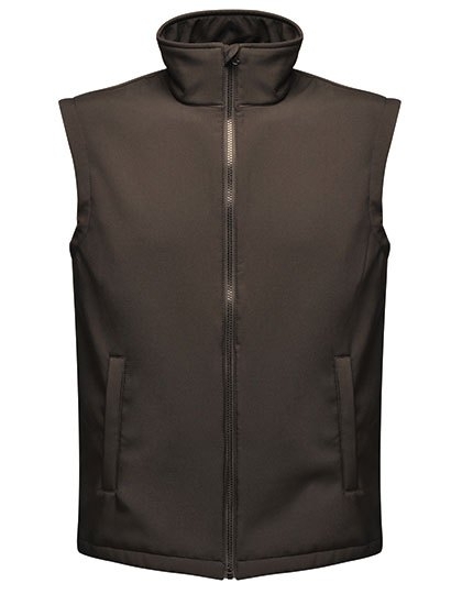 Bezrękawnik softshell męski Regatta z klapą sztormową przy zamku