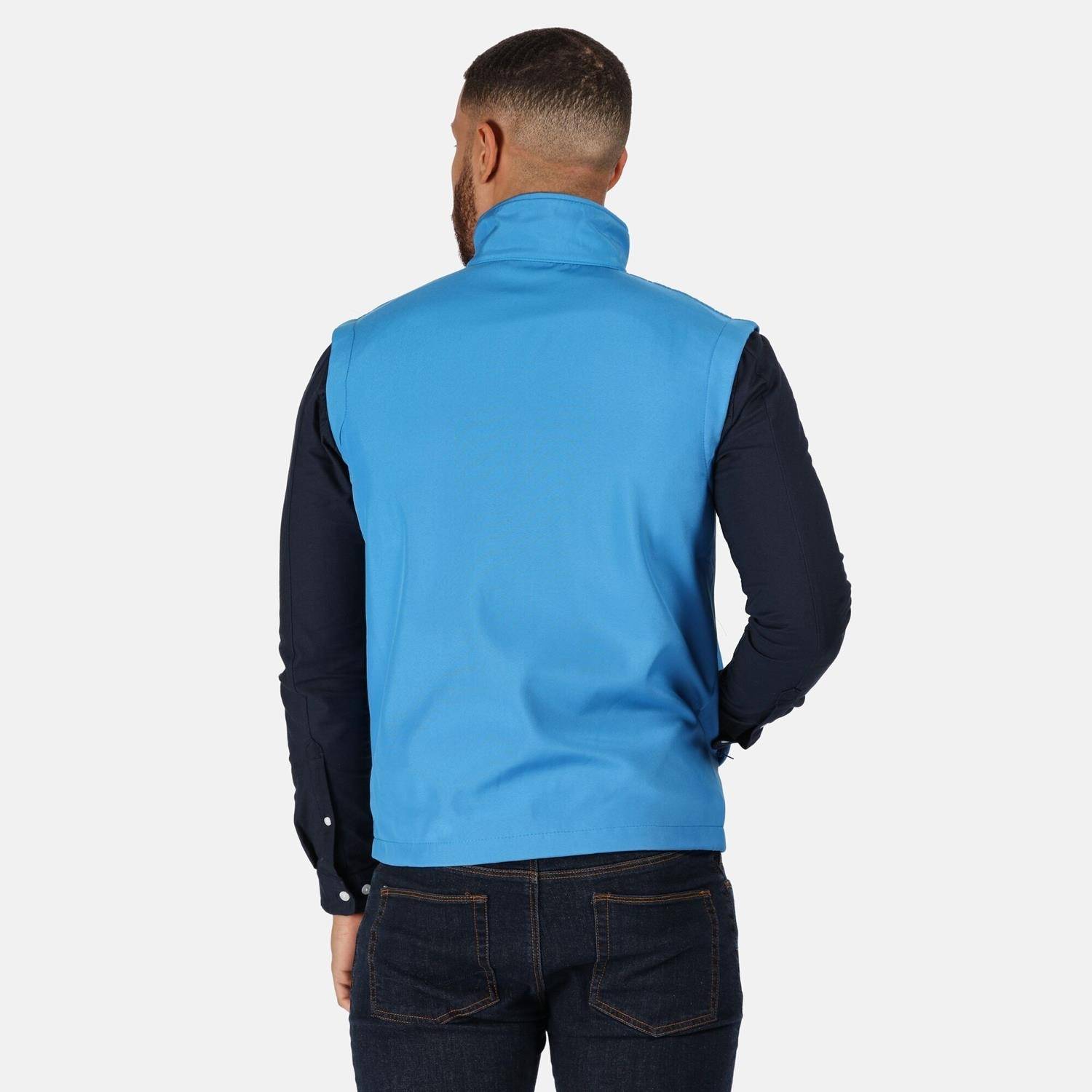 Bezrękawnik softshell męski Regatta z klapą sztormową przy zamku