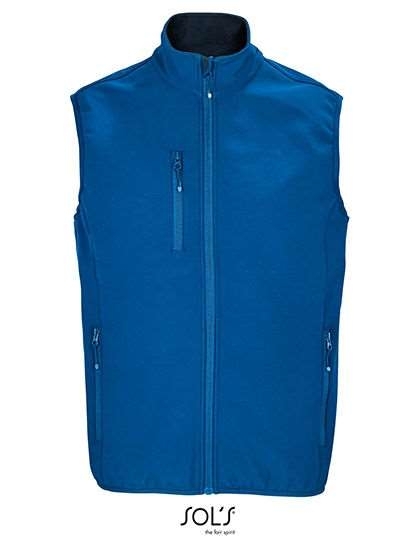 Bezrękawnik w technologii softshell wykonany z ekologicznego materiału, model męski