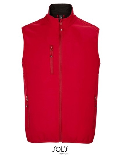 Bezrękawnik w technologii softshell wykonany z ekologicznego materiału, model męski