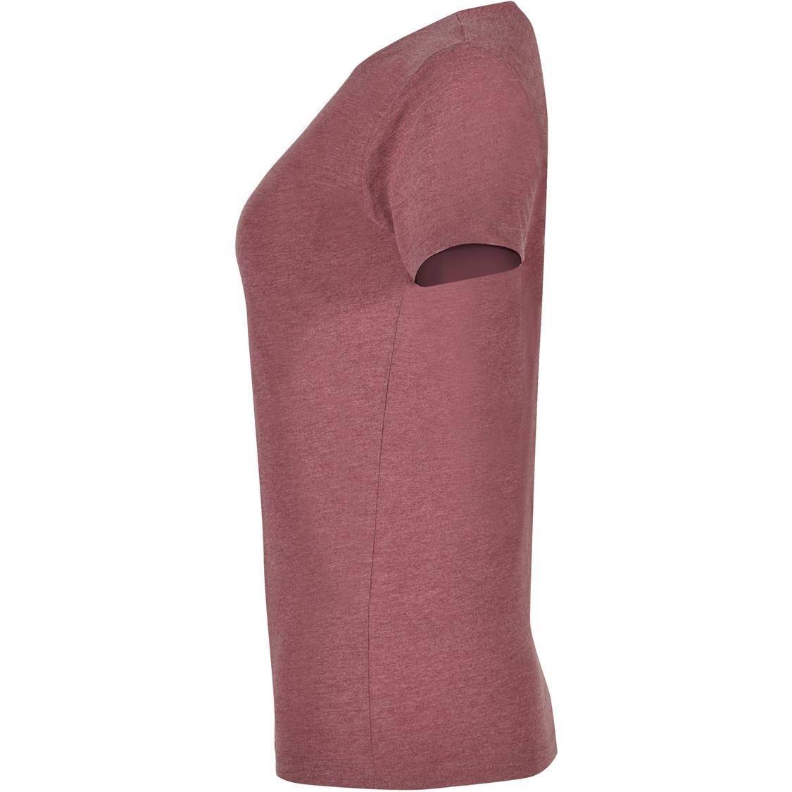 Bezszwowa koszulka sportowa damska w melanżowej kolorystyce