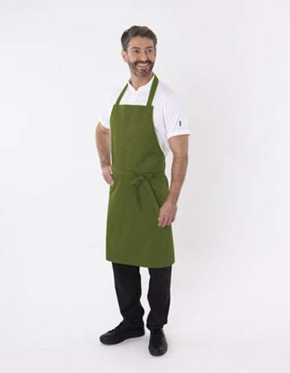 Bib Apron with Adjustable Halter