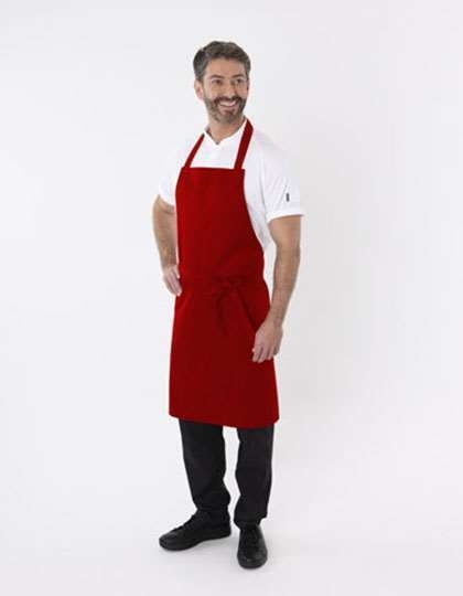 Bib Apron with Adjustable Halter