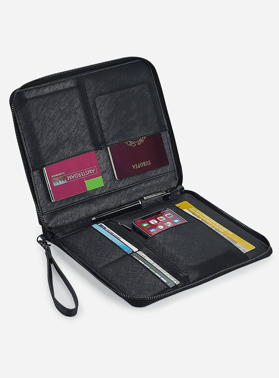 Biznesowy organizer podróżny z komorą na tablet