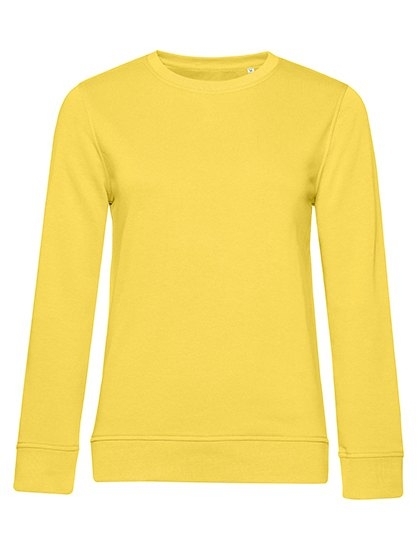 Bluza damska z bawełny organicznej B&C o gładkiej strukturze