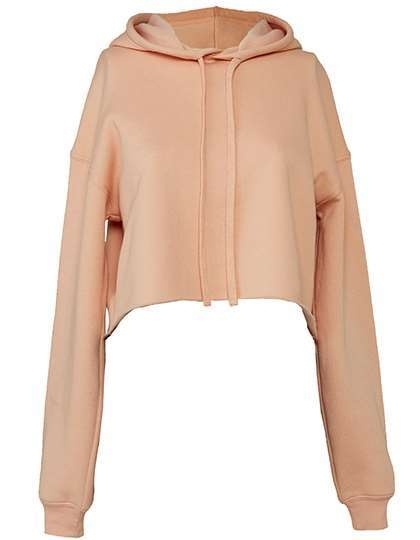 Bluza damska z kapturem o krótkim fasonie Cropped