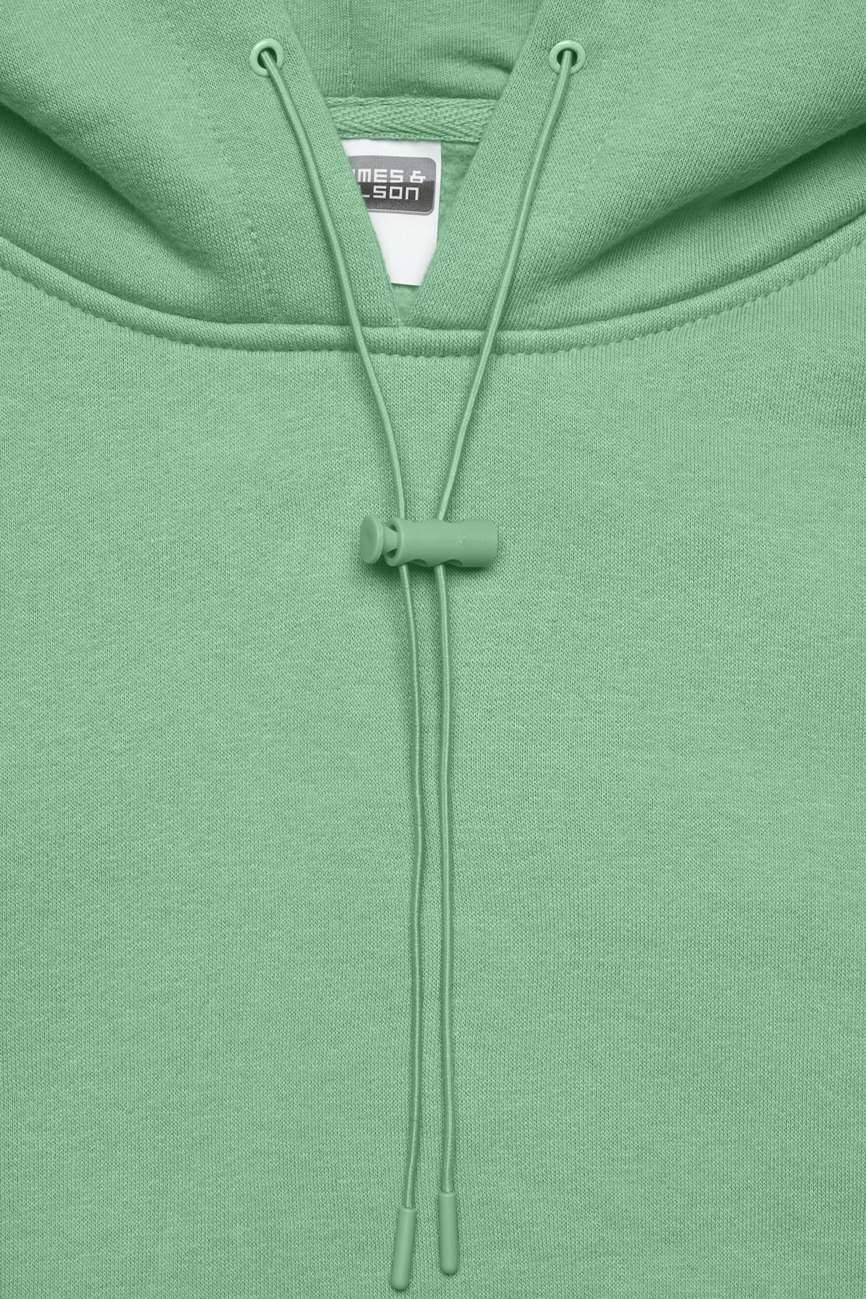 Bluza damska z kapturem regulowanym troczkami ze stoperem, bawełna organiczna