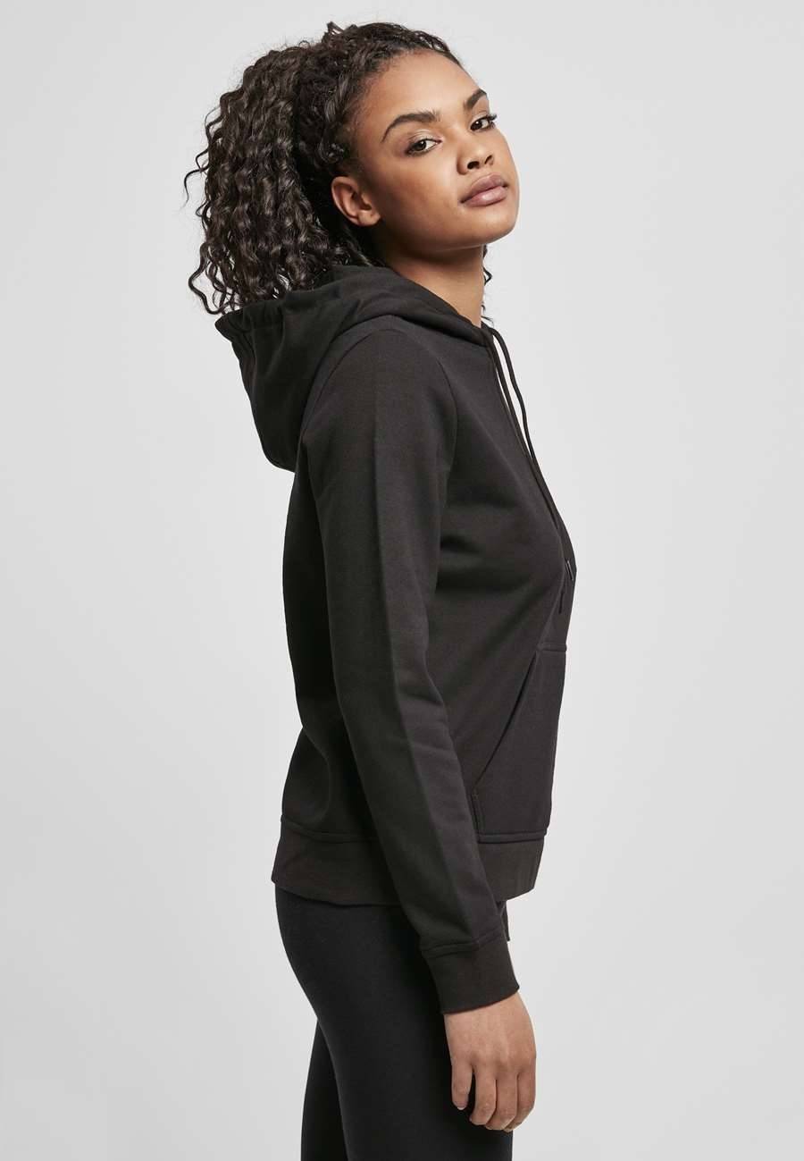Bluza damska z kapturem z szerokimi ściągaczami na rękawach