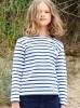 Bluza dziecięca z bawełny organicznej w stylu marynarskim