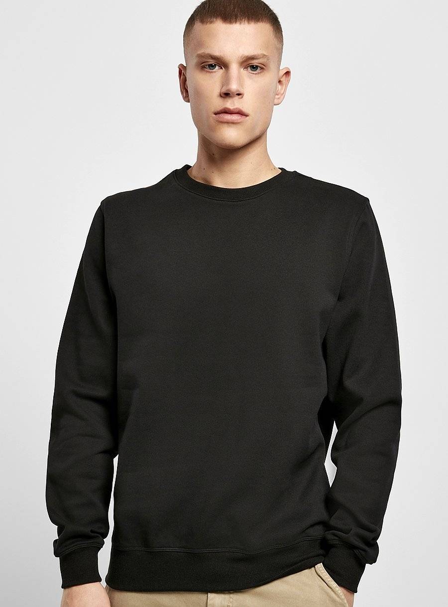 Bluza męska o klasycznym fasonie z szerokimi ściągaczami