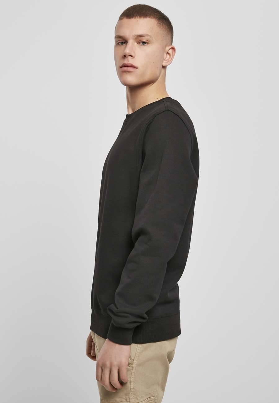 Bluza męska o klasycznym fasonie z szerokimi ściągaczami