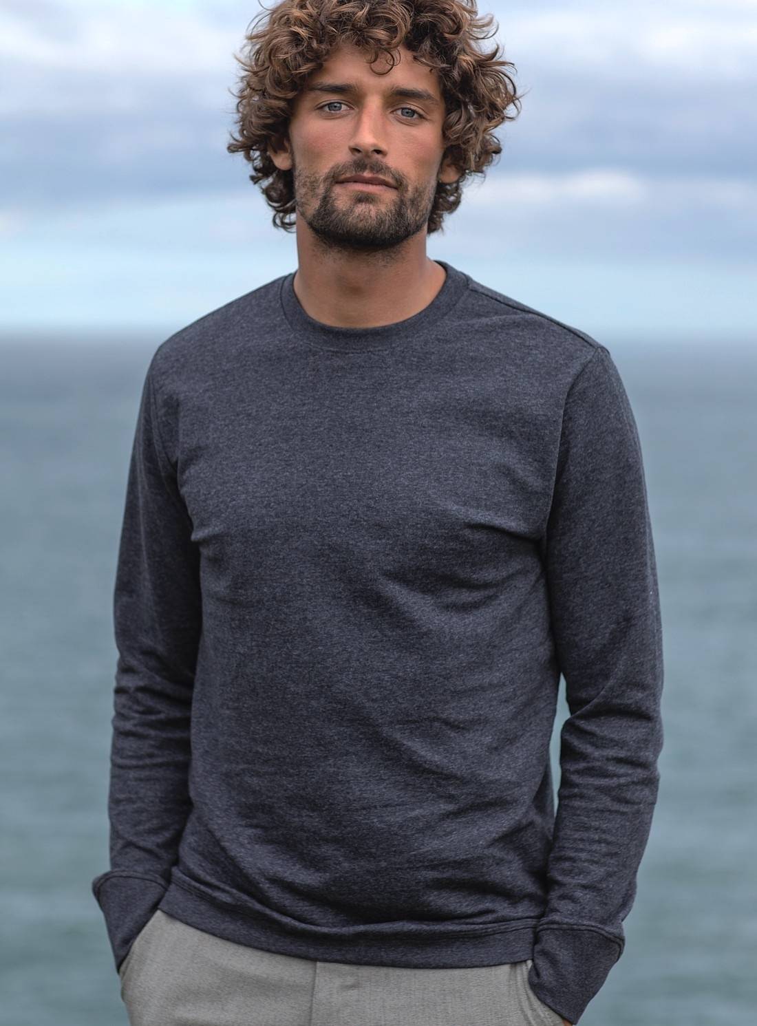 Bluza męska o klasycznym kroju Ecologie