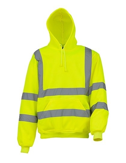 Bluza męska odblaskowa z kapturem Hi Vis