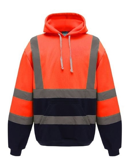 Bluza męska odblaskowa z kapturem Hi Vis