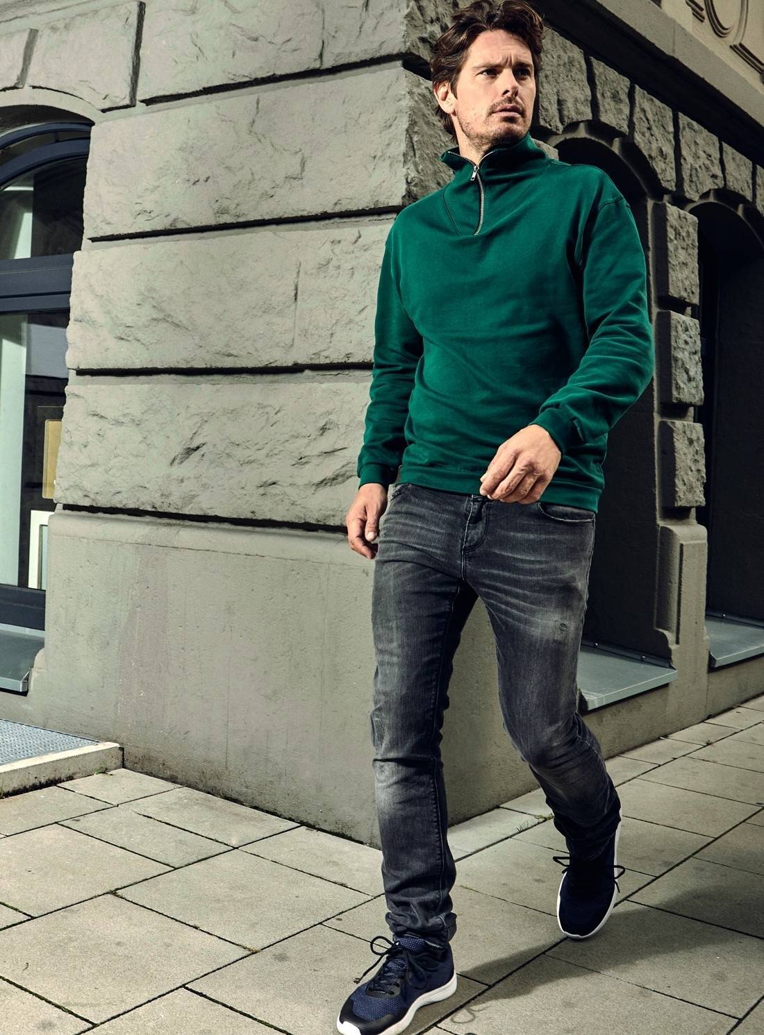 Bluza męska Promodoro rozpinana na zamek