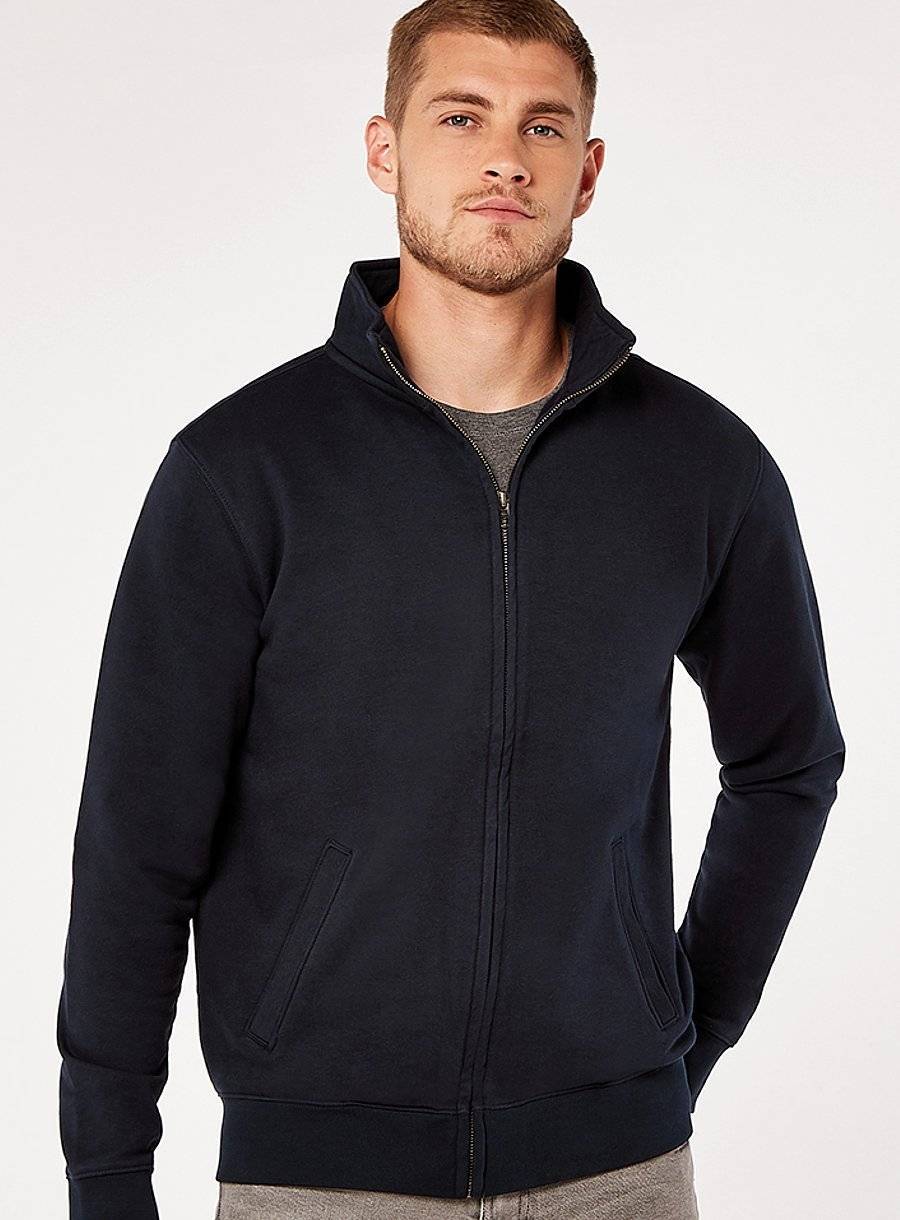 Bluza męska rozpinana długim metalowym zamkiem