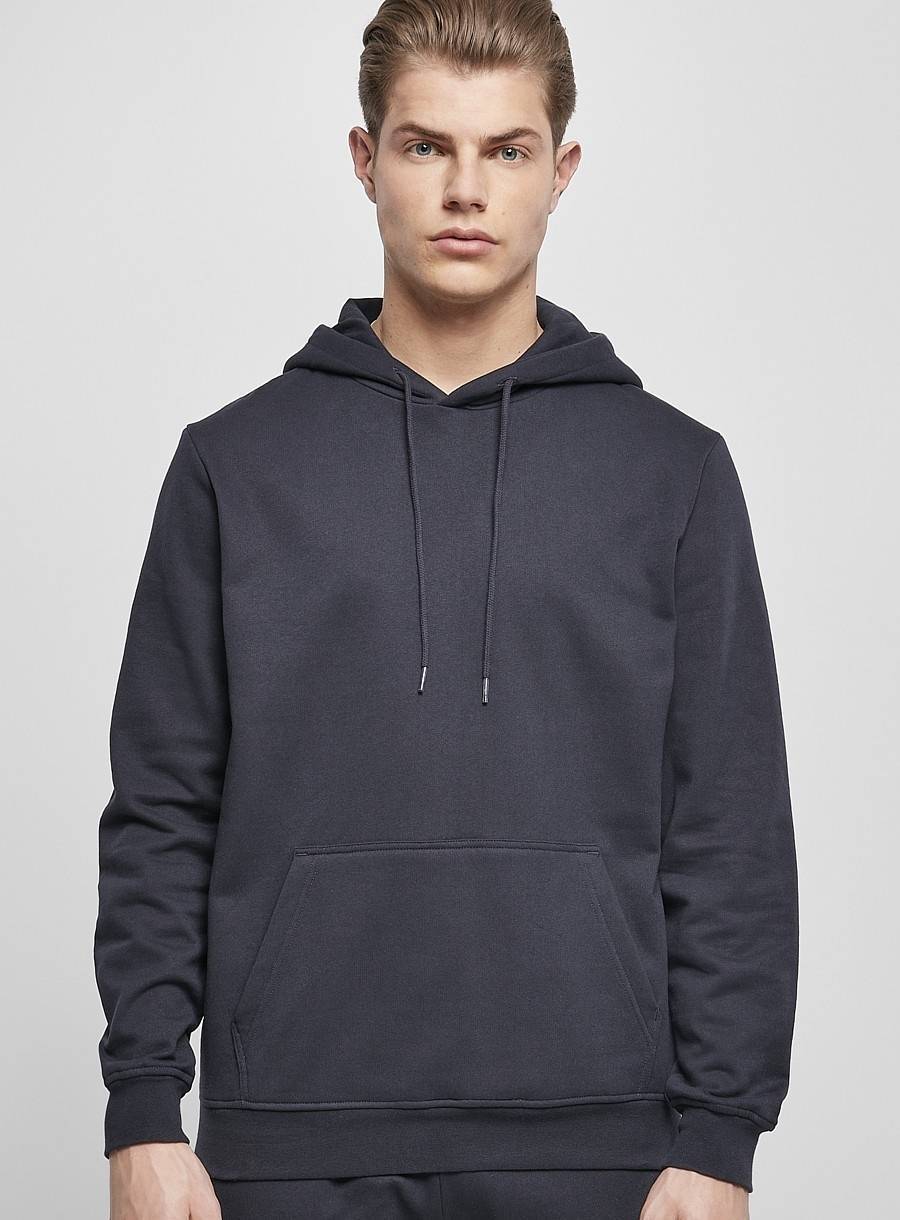 Bluza męska z kapturem i obszerną kieszenią kangurkową