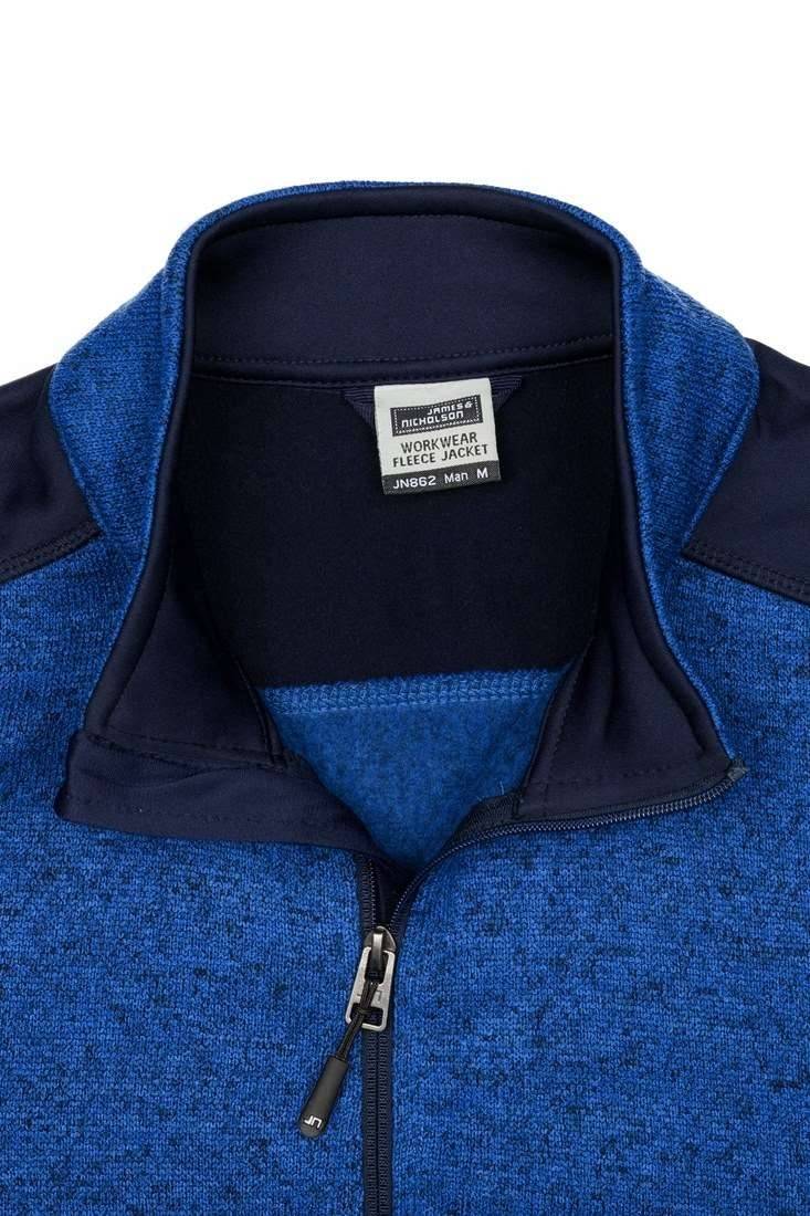 Bluza męska z polaru o podwyższonych parametrach wytrzymałości