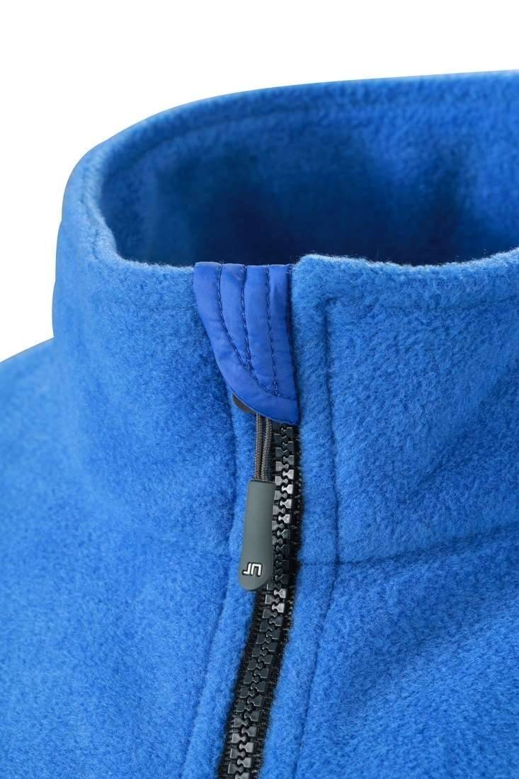 Bluza męska z polaru z bocznymi panelami w technologii softshell, wytrzymała