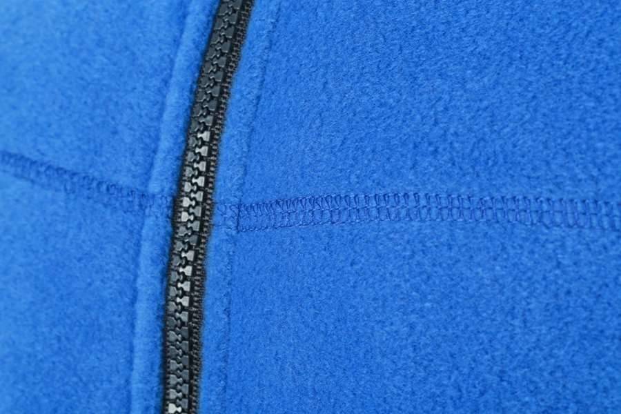 Bluza męska z polaru z bocznymi panelami w technologii softshell, wytrzymała