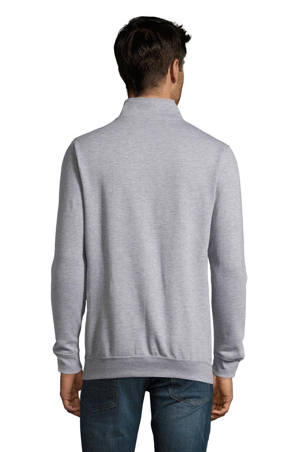 Bluza męska ze stójką z zamkiem