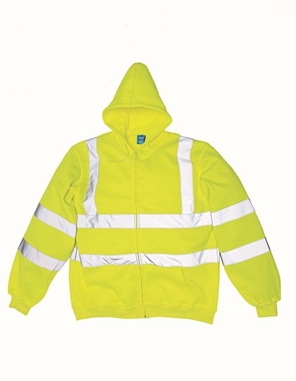 Bluza odblaskowa męska z kapturem Hi Vis