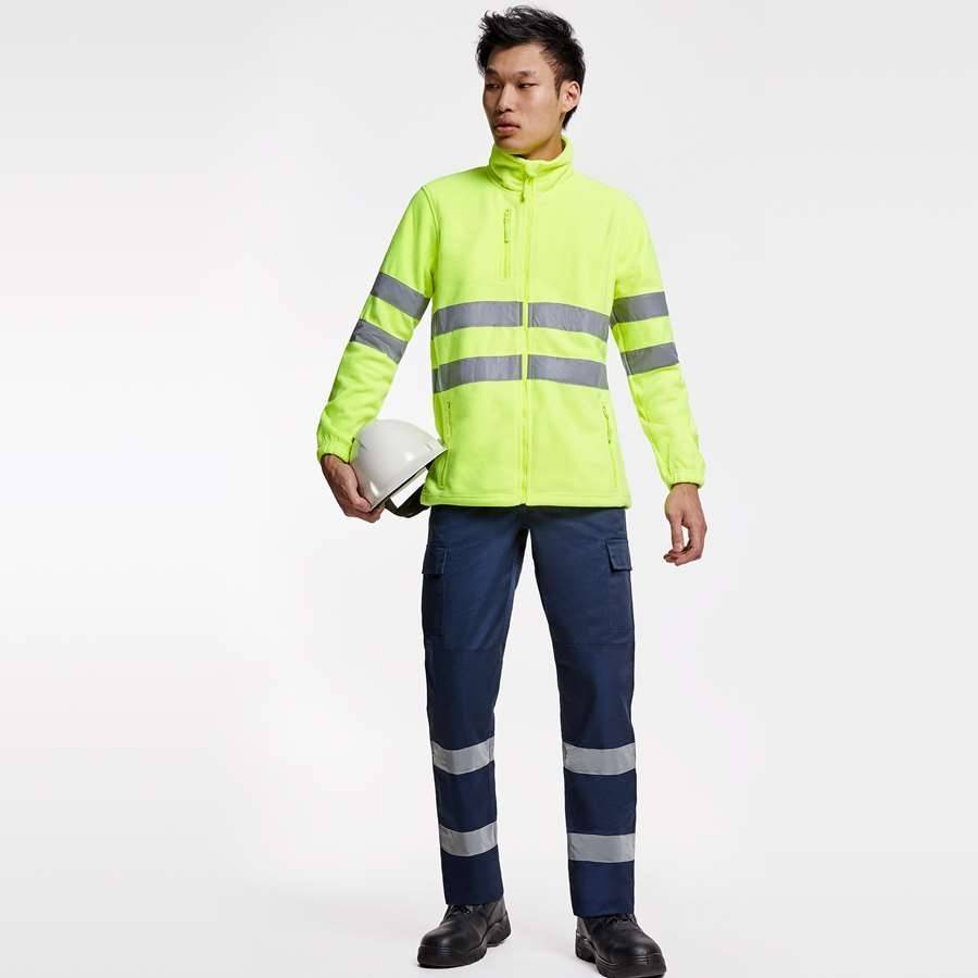 Bluza odblaskowa z polaru z kieszenią na klatce piersiowej marki Roly