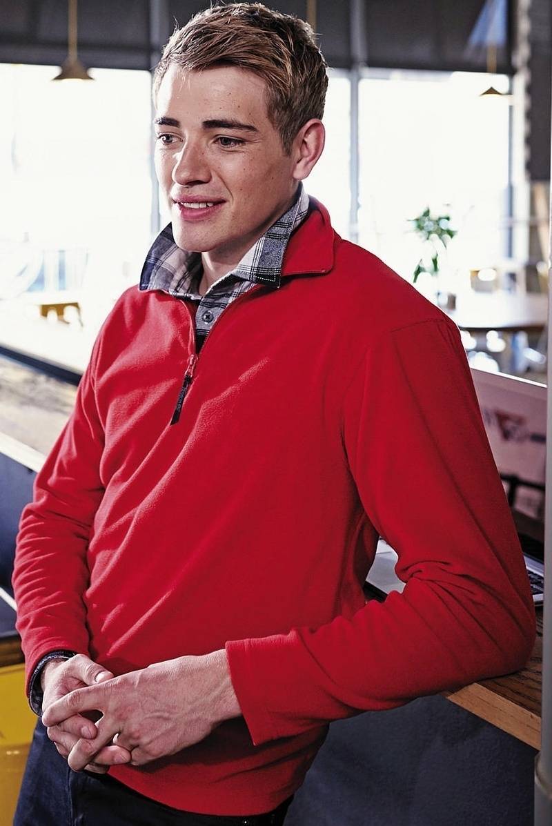 Bluza polarowa mska Micro Zip Neck